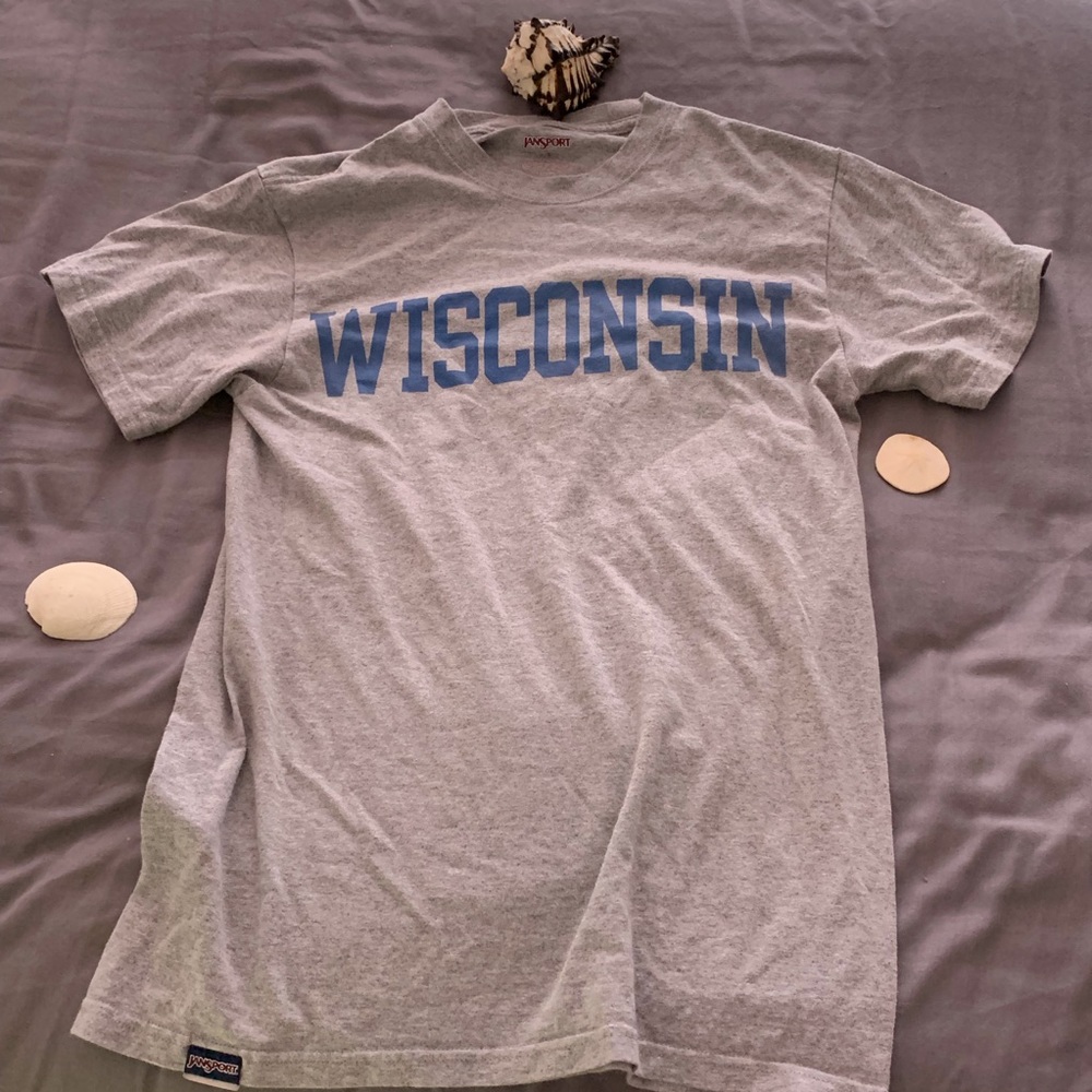 Jansport Wisconsin Gray t-Shirt